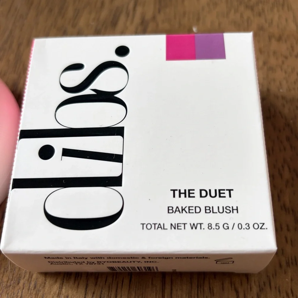 Dibs The Duet Baked Blush VIP Pink NIB .3oz